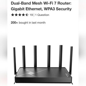NIB TP-Link Archer BE6500 Wi-Fi 7 Mesh Router